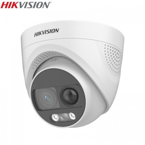 2 MP PIR Siren Fixed Turret Camera_DS-2CE72D0T-PIRXF