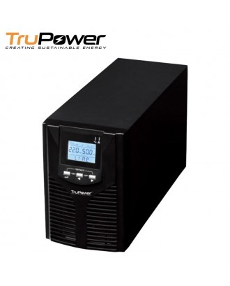 TruPower TP901II 1KVA 220V LCD Online Premium HF UPS with  USB (3x12V7Ah)
