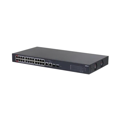 Dahua 28-Port Unmanaged Gigabit Switch with 24-Port PoE_DH-PFS3228-24GT-240