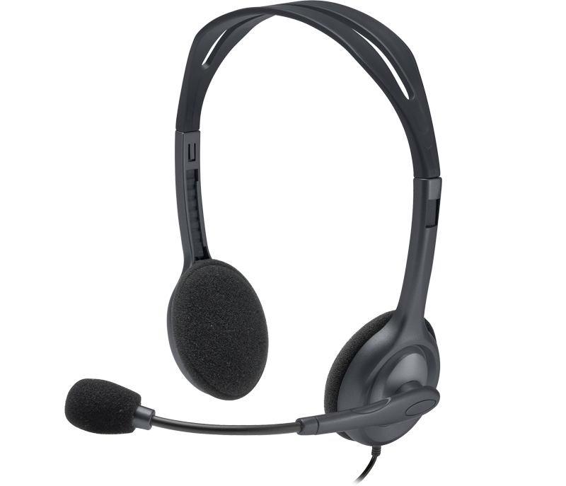 Logitech H111 Stereo Headset 3.5mm multi-device headset Black(981-000588)