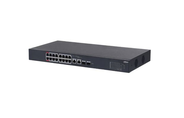 Dahua 18-Port Cloud Managed Desktop Switch with 16-Port PoE_DH-CS4218-16ET-135