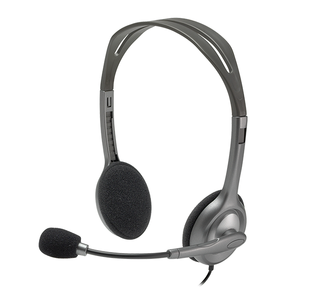 H110 Stereo Headset 3.5mm dual plug computer headset (981-000459)