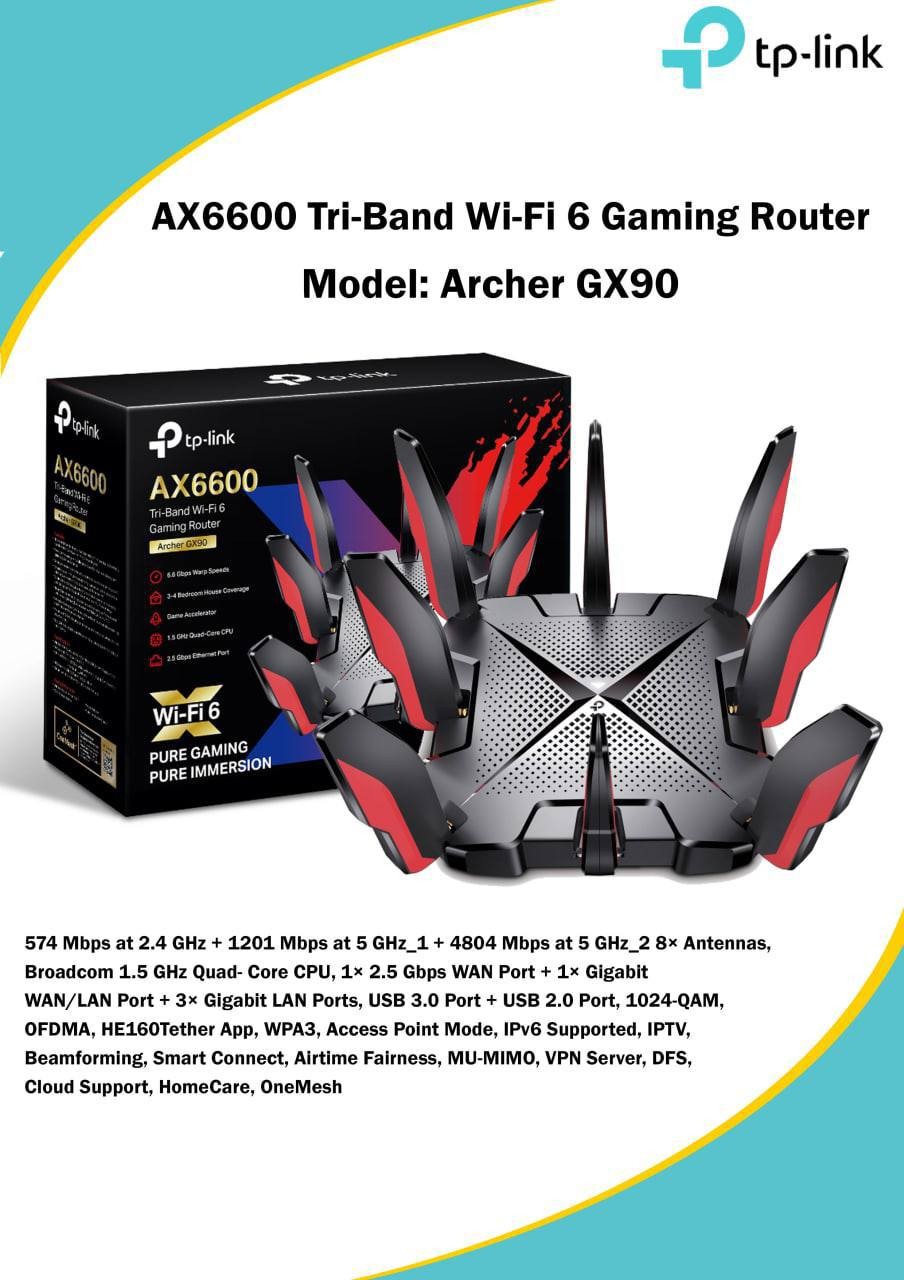 GX90_Tri-Band Wi-Fi 6 Gaming Router